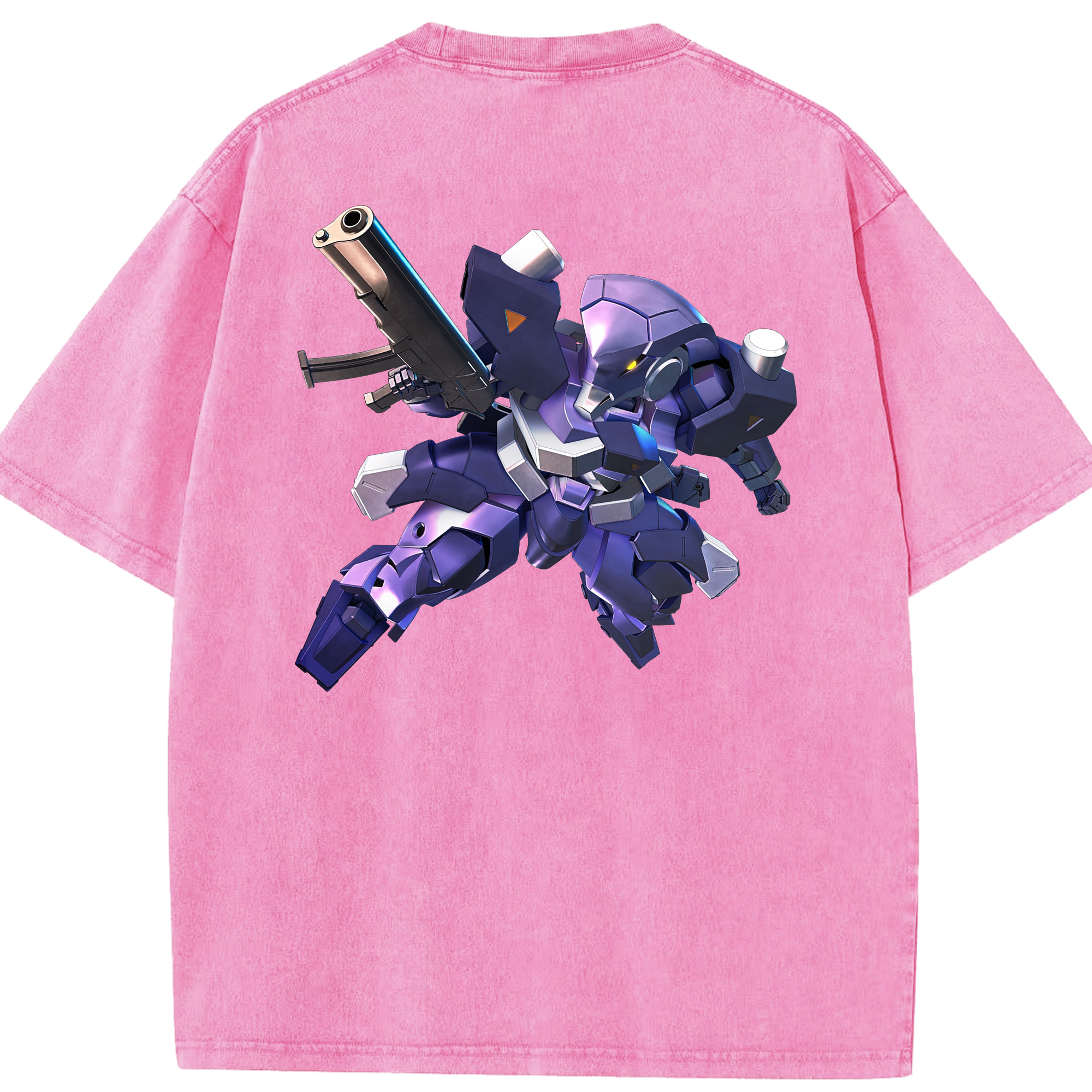 （画像用） 機動戦士ガンダム Mobile Suit Gundam 綿100% ヴィンテージ風 半袖Tシャツ（背面プリント）